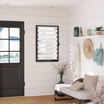 Store enrouleur Jour / Nuit Madeco l.56 x H.250cm blanc