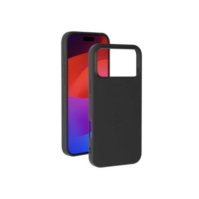 Coque Silicone MagSafe BIGBEN iPhone 17 Pro Noire finition soft touch