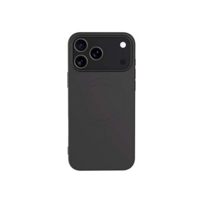 Coque MagSafe Bigben iPhone 17 Pro Max Noire silicone soft touch