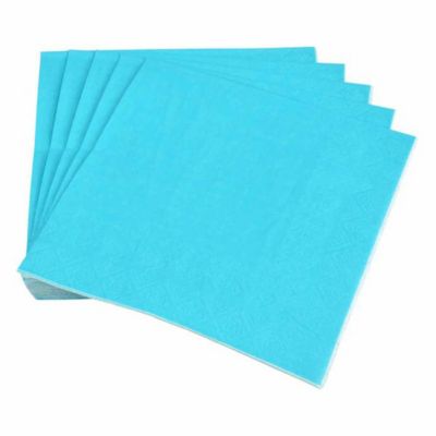 Homea Lot de 20 Serviettes en Papier Vitamine 33x33cm Bleu - vue 2