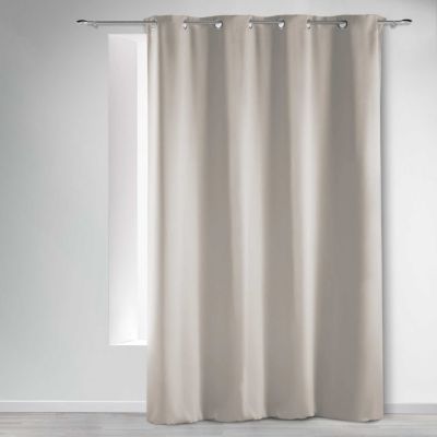 Douceur d'Intérieur Rideau occultant occult 135x280cm Beige - vue 2