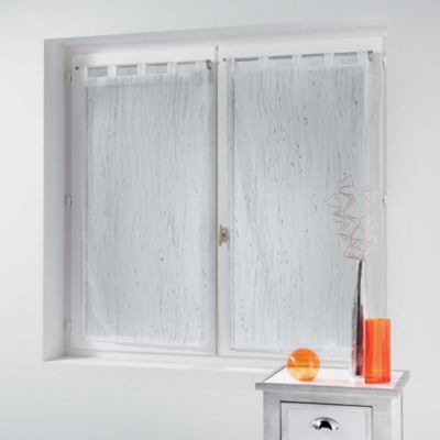 Douceur d'Intérieur Paire de voilages filiane 60x120cm Blanc - vue 2