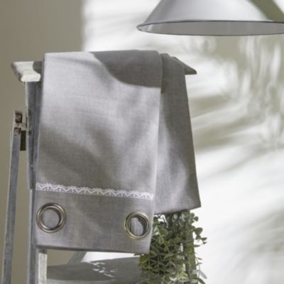 Rideau TODAY CHARME Chambray Capucine 140 x 240 cm - vue 2