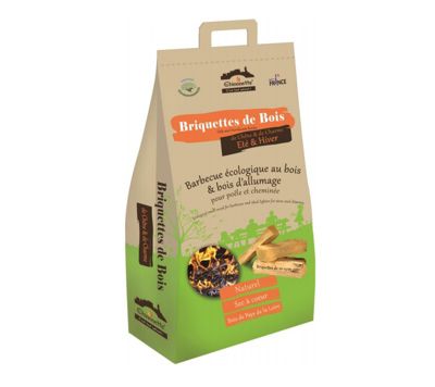 La Chinonette Sac de Briquettes de Bois 4 kg