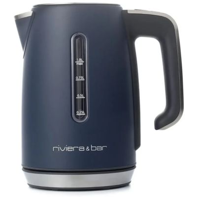 Bouilloire Inox Bleu 1L 2000W RIVIERA & BAR