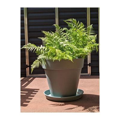 Bac à fleurs rectangulaire RIVIERA GRANIT Plastique 80x40 cm - vue 4