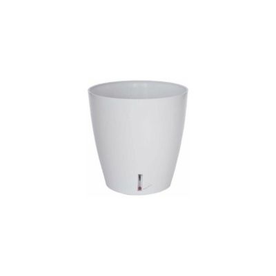 Pot en plastique rond avec réserve d'eau 35 cm Eva