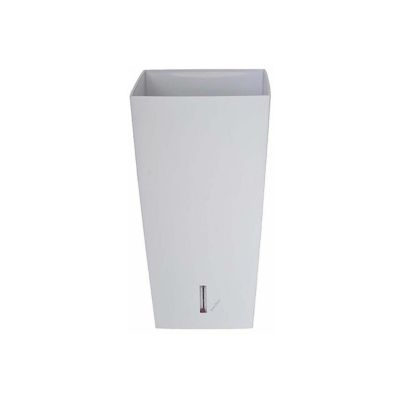 RIVIERA Pot de fleurs carré Eva New en plastique 28 x 28 x H 52 cm 31 - vue 4