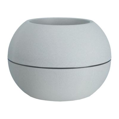 Pot De Fleurs Granit Boule En Plastique D40cm Stone Riviera Le Pot De Fleurs - vue 2
