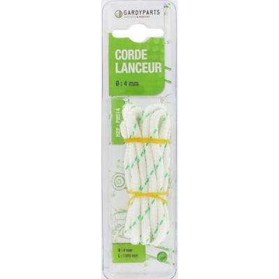 Corde lanceur Ø4 mm F9514 pour tondeuse et motoculteur