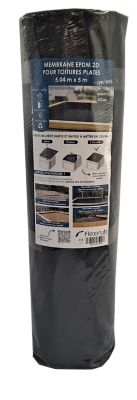 Membrane EPDM 2D étancheité des toitures - 1 mm - 5,04 m x 5 m