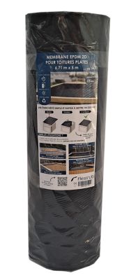 Membrane EPDM 2D étancheité des toitures - 1 mm - 6,71 m x 5 m