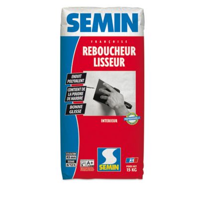 Enduit polyvalent intérieur Semin reboucheur lisseur 15 kg