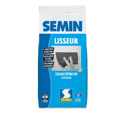 Enduit de finition extra fin Semin lisseur 15 kg