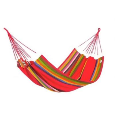 Hamac suspendu traditionnel Ara Macao 340 x 140 cm multicolore
