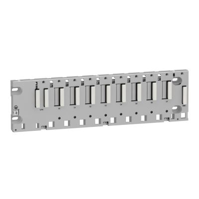 Modicon X80 rack 8 positions bus X pour M340 durci