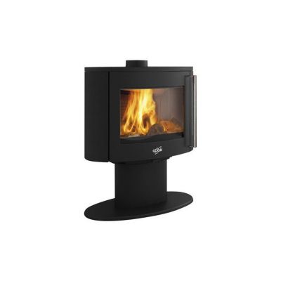 Poêle à bois COGGIA 1 VITRE SUR PIED Finition Double combustion Compatible RT2012