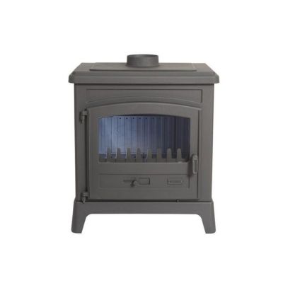 Poêle à bois GODIN Fonteval 2 389154 9 kW Fonte Bûches 50 cm