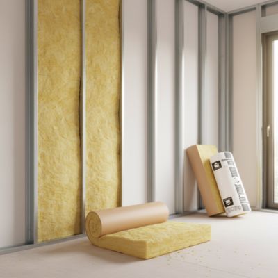 Rouleau laine de verre Supralaine 1 2 x 10 ép.100 mm R. 2.5m²KW