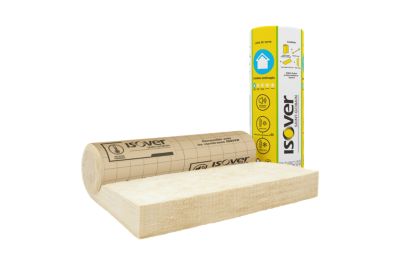 Laine de verre Combles aménagés ISOVER ép.160 mm Rouleau kraft 1 2 x 3 7 R. 4 55 m².KW