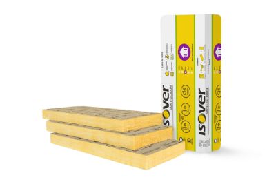 Panneau laine de verre Isover GR32 kraft 1 35 x 0 6 ép 75 mm R. 2 3 m²KW vendu par lot de 10 panneaux