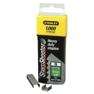 Boîte de 1000 agrafes type G 12 mm STANLEY 1 TRA708T