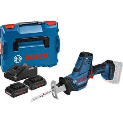 Scie sabre sansfil Bosch GSA 18 VLI C 18 V 2 batteries ProCore 4Ah chargeur coffret LBoxx - vue 2