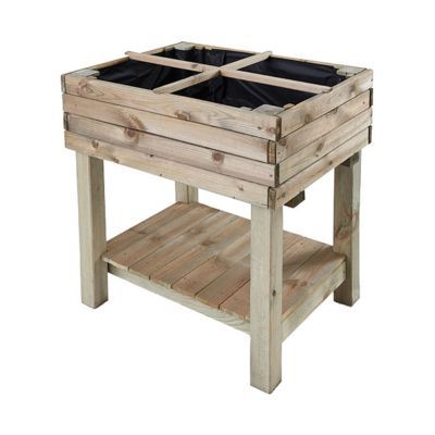 Carré potager sur pieds FORESTSTYLE Marta 80 x 60 x h.78 cm