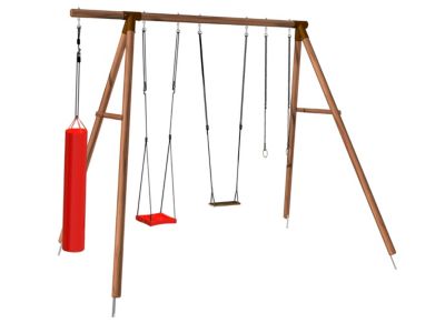 Portique en bois pour ados Galdar Boxe 410 x 330cm