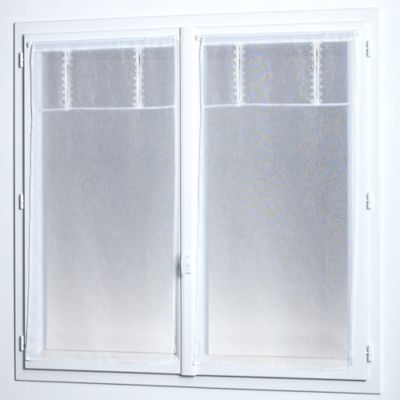 Paire de vitrage Divine L.60 x H.140 cm