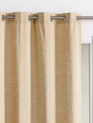 Rideau tamisant Desert marbrures jaune .140 x H.260 cm