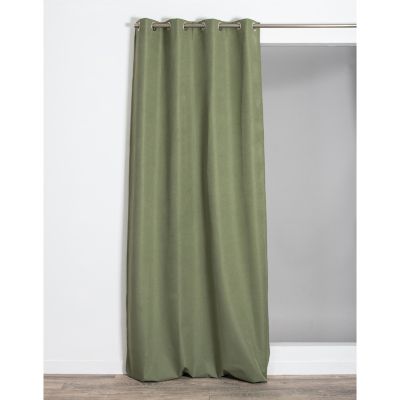 Rideau occultant Midnight vert kaki L.260 x l.130 cm