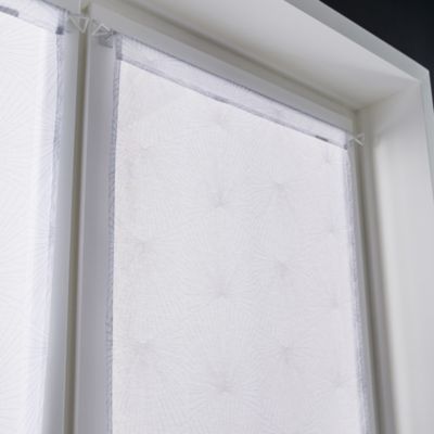 Paire de vitrages tamisant Kita .60 x H.120 cm