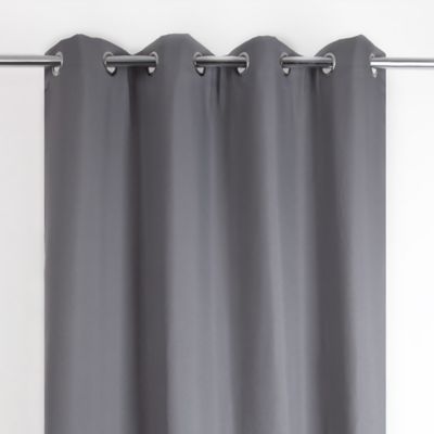 Rideau Thermique Stop Cold Gris Fonce 135 X 240 Cm Castorama