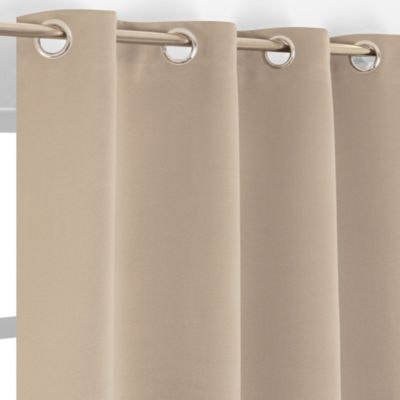 Rideau occultant Sky L.240 x L.135 cm marron taupe JBY Creation