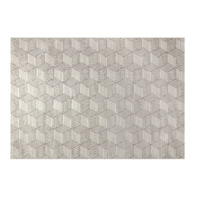 Tapis de salon Cameo L.200 x l.150 cm gris