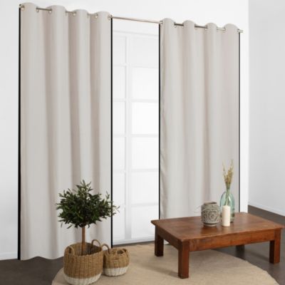 Rideau Sevag beige l.140 x H.240 cm