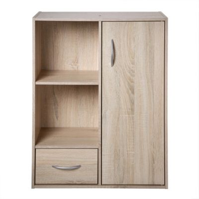 COMPO Meuble de rangement contemporain coloris chêne 62 cm - vue 2