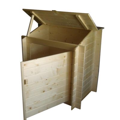 Coffre de filtration bois h.116 cm