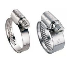 Colliers de serrage en inox x2