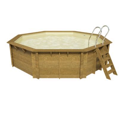 Piscine hors sol bois Sunbay Malaga ?5 11 m