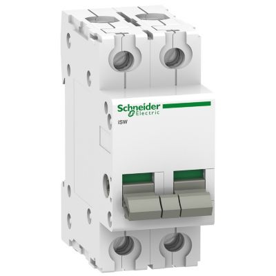 A9s60240 Schneider Interrupteur Sectionneur Bipolaire 2p Acti9 Isw