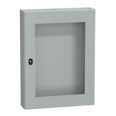 Nsys3dm8615t Coffret Métallique étanche Ip66 800x600x150 Porte Vitrée Spacial S3d Schneider Electric