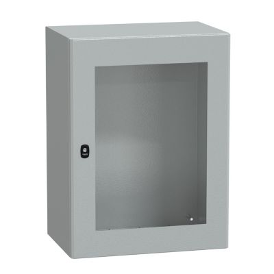 Nsys3d8640t Coffret Métallique étanche Ip66 800x600x400 Porte Vitrée Spacial S3d Schneider Electric
