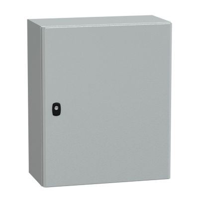 Nsys3d6525p Coffret Métallique étanche Ip66 600x500x250 Plaque Fournie Spacial S3d Schneider Electric