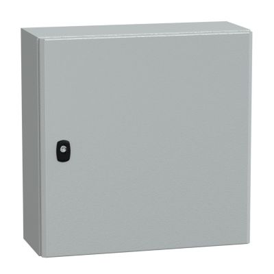 Nsys3d5520p Coffret Métallique étanche Ip66 500x500x200 Plaque Fournie Spacial S3d Schneider Electric