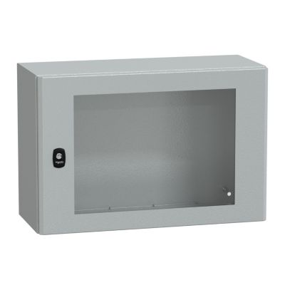 Nsys3d4625t Coffret Métallique étanche Ip66 400x600x250 Porte Vitrée Spacial S3d Schneider Electric