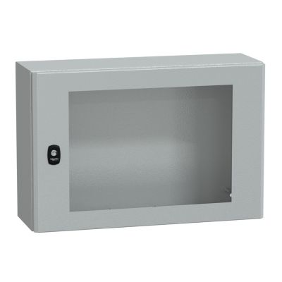 Nsys3d4620t Coffret Métallique étanche Ip66 400x600x200 Porte Vitrée Spacial S3d Schneider Electric