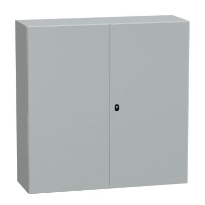 Nsys3d121240dp Coffret Métallique étanche Ip55 1200x1200x400 2 Portes Plaque Fournie Spacial S3d Schneider Electric