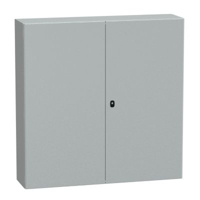 Nsys3d121230dp Coffret Métallique étanche Ip55 1200x1200x300 2 Portes Plaque Fournie Spacial S3d Schneider Electric